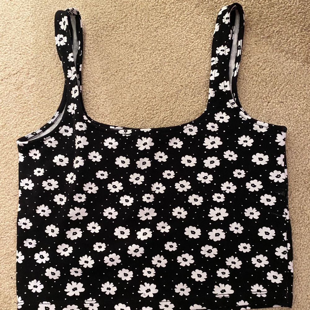 Flower crop top
